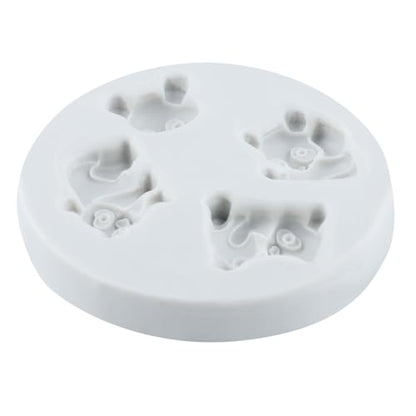 Panda Polymer Clay Mold Animal Panda Silicone Molds for DIY Crafts Epoxy Resin Casting Air Dry Polymer Clay Plaster Jewelry Making - color: Style E