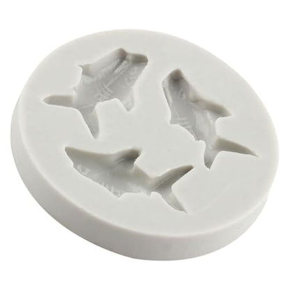 Sea Animal Polymer Clay Mold Shark Silicone Molds for DIY Crafts Air Dry Plaster Polymer Clay Epoxy Resin Casting Jewelry Making - color: Style A