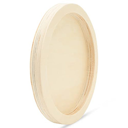 Circle Wood Sign Blank 10 inch Diameter, Pack of 1 Wood Tray for Crafts, Canvas Panel, Wood Boards for Crafts/Resin, by Woodpeckers - size: 10 inch