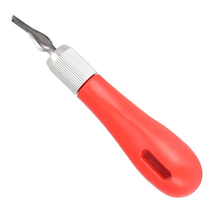 Aramox Wood Block Carving Knife, Plastic Stainless Steel with 12 Precision Blades for Detailed Woodcarving and Stamp Making, Ideal for Artists and Hobbyists
