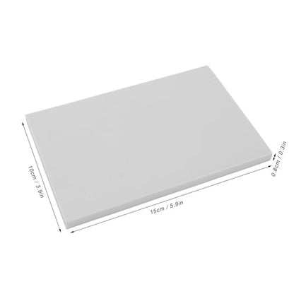 10PCS Rubber Stamp Carving Block, Soft Easy Carve Stamp Making Kit for DIY Printmaking, Premium Carving Rubber Blocks with Smooth Surface for Beginners and Crafters (White) - color: White