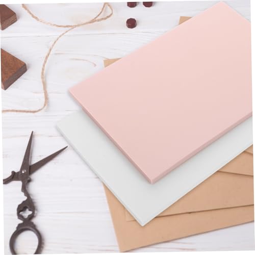 Uonlytech 4pcs Rubber Carving Blocks White Linoleum Printmaking Tools for Stamp Making for Beginners Craft Projects Smooth Carving for Detailed Designs