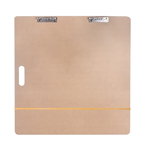 Vencer Art Supply 23" x 26" Artist Sketch Tote Board,Drawing Board with Clips and Handle for Classroom,Studio or Field Use,VAB-003 - size: 23" x 26"