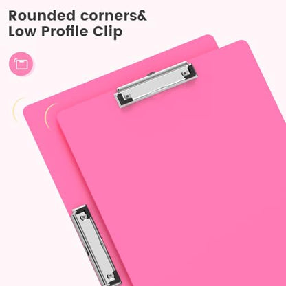 Extra Large 11x17 Clipboards, Landscape and Vertical Layout 2 Pack | Red Plastic Drawing Boards with Low Profile Clip. Suitable for Watercolor, Sketching, Painting. Art & Drafting Supply - color: Red