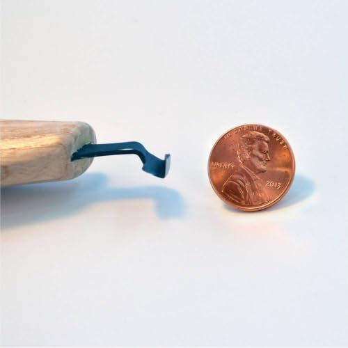 FLEXCUT Wood Carving Tools | Left-Handed V-Scorp | Carving Gouge | 1/4 Inch, 70 Degree | 1095 High Carbon Steel Blade | Ergonomic Ash Hardwood Handle | KNL24 | Made in the U.S.A. - style: 70 deg Left-Handed Scorp