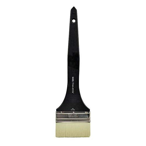 Liquitex Large Scale Broad Flat/Varnish Brush, Long Handle, 4" - size: 4", style: Large Scale Broad Flat/Varnish, Long Handle
