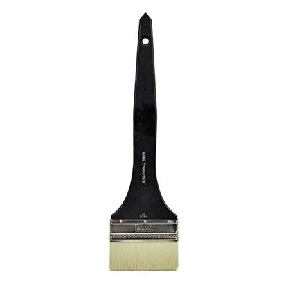 Liquitex Large Scale Broad Flat/Varnish Brush, Long Handle, 4" - size: 4", style: Large Scale Broad Flat/Varnish, Long Handle