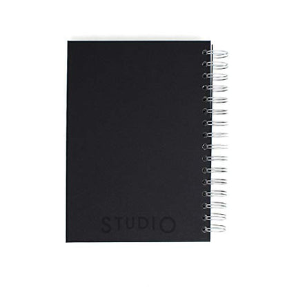 Artway Studio Spiral Sketchbook - 5.8" x 8.3" Portrait - 170gsm / 105lb Drawing Paper - 96 Sides - size: 5.8" x 8.3" (A5) Portrait