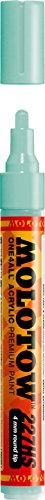 Molotow ONE4ALL Acrylic Paint Marker, 4mm, Lago Blue Pastel, 1 Each (227.215) - color: Lago Blue Pastel, style: Paint Marker - 4mm