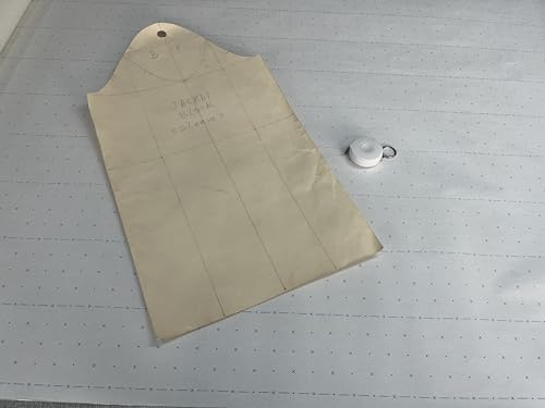 Pattern Paper for Sewing, Tracing Paper for Pattern Drafting, Marking Paper for Dressmaking, 60g Weight (Alphanumeric Dotted Paper, 45 Inch x 20 Yard)