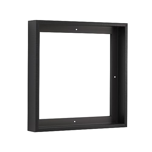Pixy Canvas Floater Frame 4x4 for 1-1/2 (1.5) inch Deep Canvas Paintings/Canvas Prints/Wood Canvas Panels/Wall Art/Wall Decor/Home Decor/Artwork (Black Stripe, 4 x 4 inch, Square) - color: Black Stripe, size: 4 x 4 inch