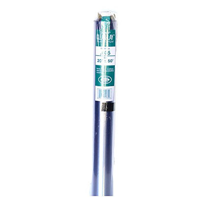 Grafix Clear-Lay Plastic Film 0.010 52 in. x 12 ft. roll