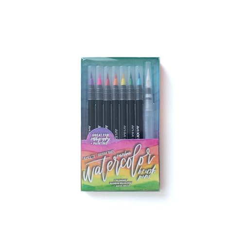Art 101 Creative Tools Brush Pens, Assorted, 8 Pens/Pack, 3 Packs/Carton (73024)