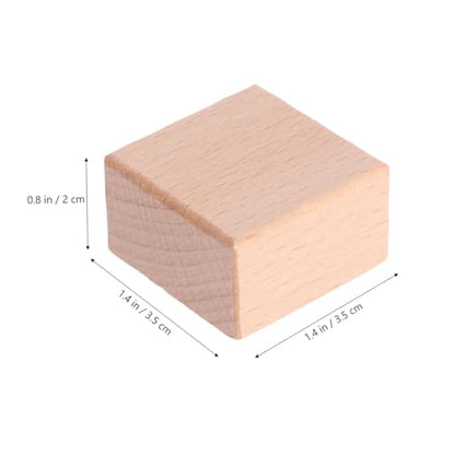Wooden Seal Materials 20pcs Blank Blocks Linoleum Carve Flat Lino Blocks for Printmaking