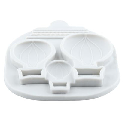 Hot Air Balloon Polymer Clay Mold Hot Air Balloon Silicone Molds for DIY Crafts Epoxy Resin Casting Air Dry Polymer Clay Plaster Jewelry Making - color: Style D