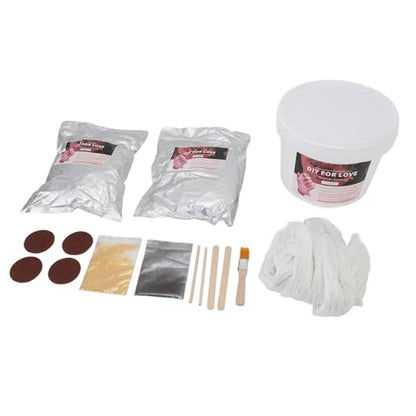 Pilipane 3D Hand Casting Kit Plaster Powder Stereoscopic Hand Model Making Tools for Family Couples Anniversary Valentines Day Wedding Gift