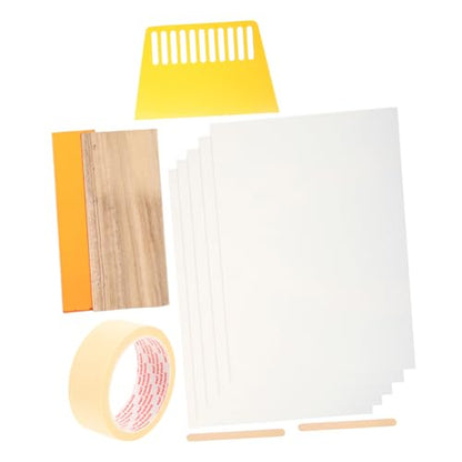 LALAFINA 1set Screen Printing Tools Squeegee for Ink Applications for Textile and Graphic Projects Kit Accessories for Handmade Printing