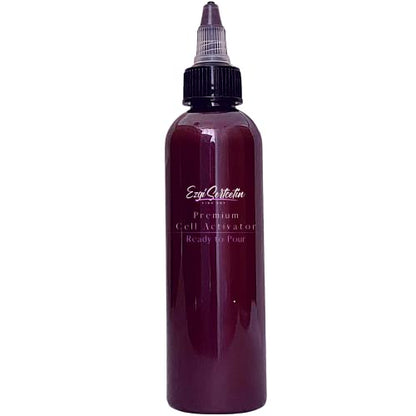 Premium Cell Activator | Ready to Pour | Create Perfect and Unique Cells in Your Painting Works | 4oz by Volume | by Ezgi Sertcetin (Metallic Viva Burghundia) - color: Metallic Viva Burghundia
