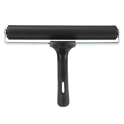 7.8 Inch Soft Rubber Brayer,Rubber Brayer Roller Paint Brush Ink Applicator Art Craft Oil Painting Tool
