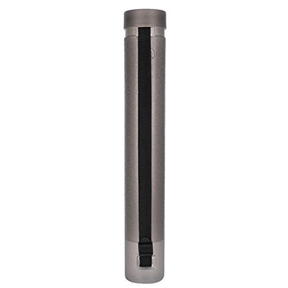 Circular Drawing Telescopic Painting Tube Matte Texture Art Supplies for Storage and Travel (Dark Gray)