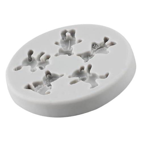 Bear Polymer Clay Mold Bear Silicone Molds for DIY Crafts Air Dry Plaster Polymer Clay Epoxy Resin Casting Jewelry Making - color: Style B