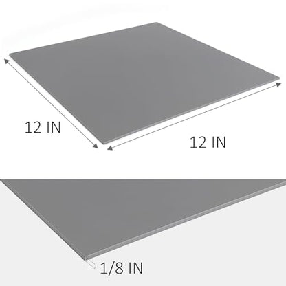 Falling in Art 12 * 12 Linoleum Carving Blocks, 2 Pack Soft Stamp Rubber Blocks for Crafts and Artists Printmaking, Gray,1/8" Thick - color: Gray, size: 12'' x 12'' 2 Pack