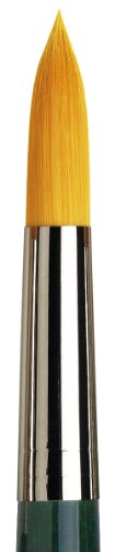 da Vinci Watercolor Series 5570 CosmoTop Nova Paint Brush, Round Synthetic with Short Green Handle, Size 20 (5570-20) - size: Size 20, style: Round Esagonal