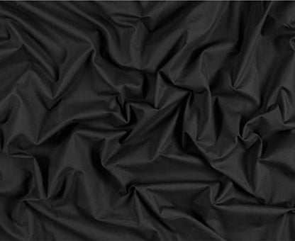 AK TRADING CO. Muslin Fabric/Textile - Draping Fabric - Black 1 Yard Medium Weight - 100% Cotton (60in. Wide) - color: Black, size: 1 Yard