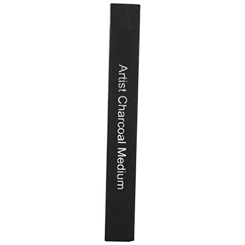 White Charcoal Pencils Carbon Drawing Set, 9 Pieces Sketch Painting Accessories - Smooth Shading, Soft Graphite Core, Ideal for Art Students and Artists