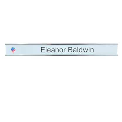 Perforated Paper Nameplate Inserts, Pack of 20 (10" x 1") - color: White, size: 10"X1"