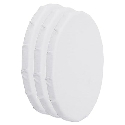 PATIKIL Paint Canvases for Painting, 3 Pack 6x4 Inch Oval Wood Frame Stretched Blank Art Canvas Board Panels for Acrylic, Oil, Tempera Painting, White - size: 6x4 Inch