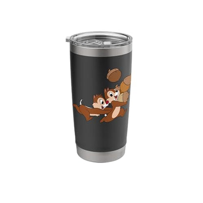 Disney Chip 'n Dale Chipmunks Acorn Run Stainless Steel Insulated Tumbler - color: Black