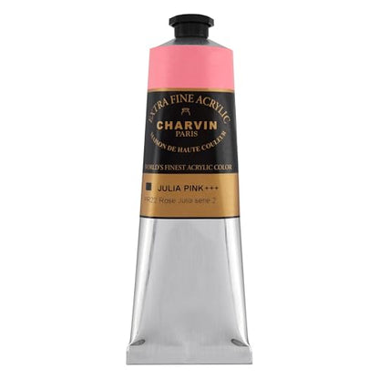 Charvin Extra Fine Professional Acrylic Paint - Eva's Pink, 150ml Tube, Triple-Milled, Lightfast Pigments, Open Stock Artist Acrylic Paints in Nature-Inspired Hues - color: Eva's Pink, size: 5.07 Fl Oz (Pack of 1)
