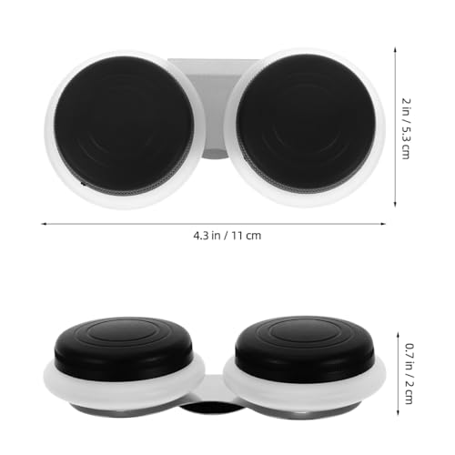 Double Palette Cup with Lid for Oil Painting 4.33X2.08X0.78In Portable Paint Mixing Palette and Brush Washer Professional Artist Supplies