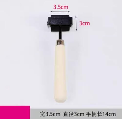 Paint Rollers， 1 PCS Rubber Brayer Roller Glue Roller Soft Ink Printing Roller Paint and Ink Roller Tool Applicator for Printmaking Stamping and Scrapbooks(1.5-inch) - size: 1.5-inch