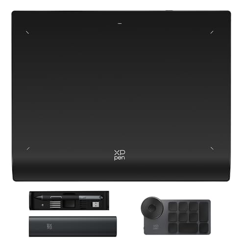 XPPen Wireless Drawing Tablet Deco Pro LW 2nd, 11 Inch Bluetooth Computer Graphics Tablet with X3 Pro Stylus & Mini Key-dial, Digital Drawing Pad for Animation, Digital Art, Video Editing - size: 11 Inch
