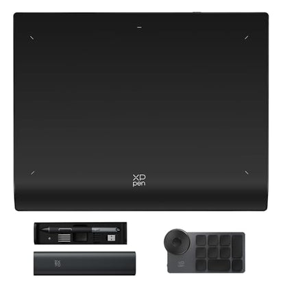XPPen Wireless Drawing Tablet Deco Pro LW 2nd, 11 Inch Bluetooth Computer Graphics Tablet with X3 Pro Stylus & Mini Key-dial, Digital Drawing Pad for Animation, Digital Art, Video Editing - size: 11 Inch