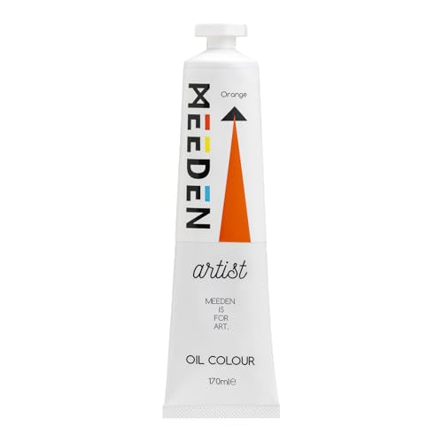 MEEDEN Artist Grade Oil Paint: Orange - 170ml/5.7oz Tube - Professional Art Paints for Canvas Painting - color: Orange, size: 5.7 Fl Oz (Pack of 1)