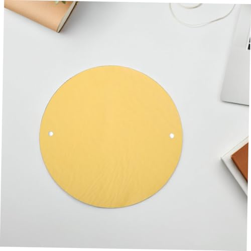 DIYEAH 2pcs Dual Hole Design Clay Throwing Pad for Pottery Wheel Bat Durable and Reusable Mat for Potters Compatible with Density Boards