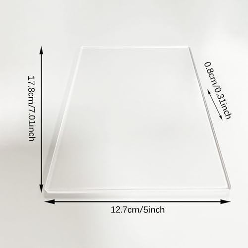 kowaku Gel Printing Plate Reusable Gel Plate Monoprinting Print Plate Press Plate Washable Material Suitable for Card Making Journaling Scrapbooking Home, A5 - color: A5