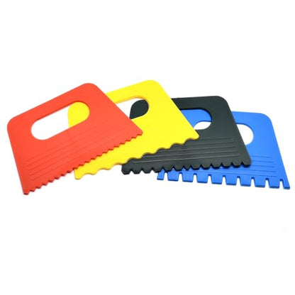 Surf turtle Plastic Thickened Scraper 7 Pack Oil Painting Palette Knife,Pigment Scraper Set,Artistic Palette Knife Tool