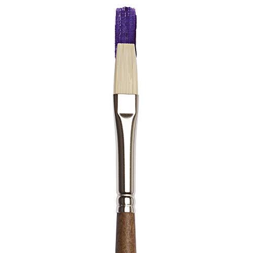 Winsor & Newton Artists' Oil Synthetic Brush, Flat #4 - style: Flat #4