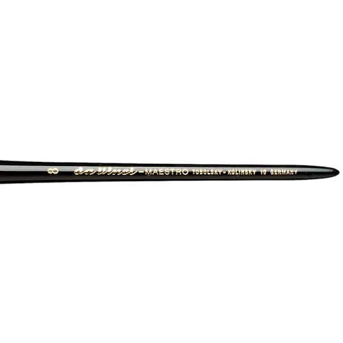 da Vinci Brushes da Vinci Series 10 Maestro Paint Brush, Kolinsky Red Sable, Size 8 Watercolor Round - size: Size 8, style: Round Series 10