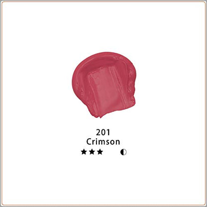 Artecho Red Acrylic Paint, Crimson Red Paint (120ml / 4.05oz) Tubes, Art Craft Paints for Canvas, Rock, Stone, Wood, Fabric, Art Supplies - color: Crimson, style: Regular