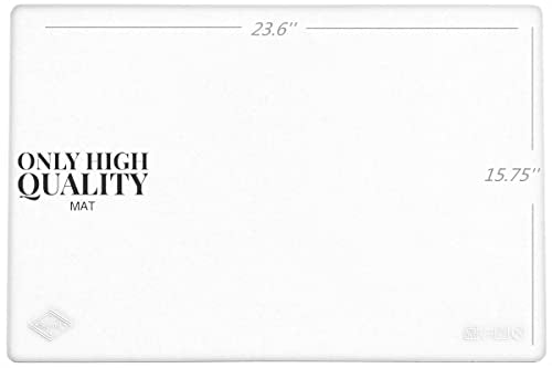 Home Essential, Supmat XL, Super Versatile Extra Large and Thick Heat Resistant Silicone Mat, Counter Mat (Light Gray) - color: Light Gray, size: X-Large