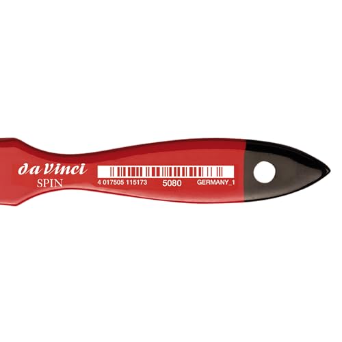 da Vinci Watercolor Series 5080 Size 20 - CosmoTop Spin Ultimate Wash Synthetic with Red Handle - 20mm Width - Made in Germany - size: Size 20, style: Wash
