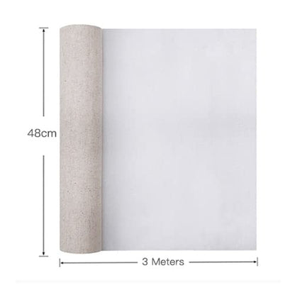 Painting Canvas Roll One Roll Professional Blank Canvas for Painting Layer Acrylic Oil Painting Canvas Linen Blend Primed Art Supplies for Artist Natural Cotton Canvas Fabric - color: 48 X 300cm