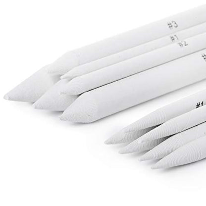Mr. Pen - 14 Pack of Blending Stumps, Art Eraser, Blending Sticks for Drawing, Shading Pencils for Sketching | Tortillions Paper Art Blenders with Sandpaper Sharpeners & Kneaded Eraser for Beginner Art, Paper Stumps for Shading - size: 14 Pack