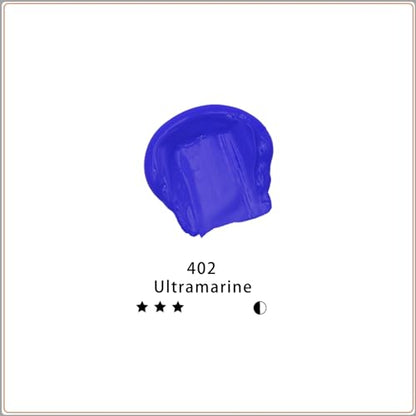 Artecho Blue Acrylic Paint, Untramarine Paint (120ml / 4.05oz) Tubes, Art Craft Paints for Canvas, Rock, Stone, Wood, Fabric, Art Supplies - color: Untramarine, style: Art