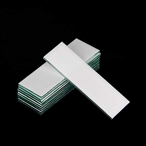 StonyLab Glass Backed TLC Classical Silica Gel Plate, 2.5 x 7.5 cm Thin Layer Chromatography Analytical Plate with Silica Gel, Pack of 80